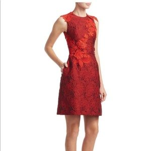 Monique Lhuillier Red formal dress